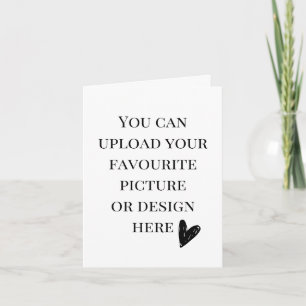 Aanpassen van 4 x 5,6-inch gevouwen Wenskaart Kaart