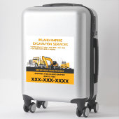 Aanpassen van de algemene contractant van de opgra sticker (Koffer)