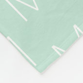 Aanpassen van de letter initiaal van het monogram fleece deken (Hoek)