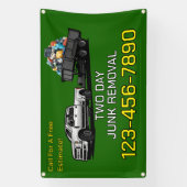 Aanpassen van Junk Removal Business Promotionele H Spandoek (Verticaal)