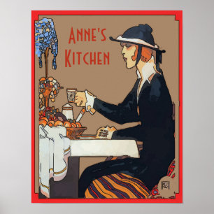 Aanpassen van Koffiekeukenbord Poster