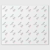 Aanpassen van Wedding Wrapping Paper Cadeaupapier (Vlak)