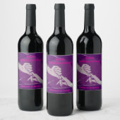 Aanpassen verjaardag romantisch paar hand in hand wijn etiket (Flessen)