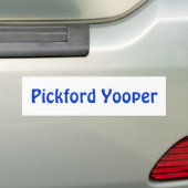 Aanpassen voor uw U.P. Lokaal.  Bumperstickers (Op auto)