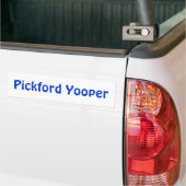 Aanpassen voor uw U.P. Lokaal.  Bumperstickers (Op Truck)