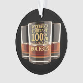 Aanpassen Weekend Forecast 100% Kans op Bourbon Ornament (voorkant)