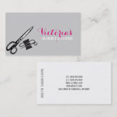 Aanpassing, dageraad, dageraad, naaddruk visitekaartje (Voorkant / Achterkant)