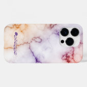 Aanpassing kleurmarmerpatroon Case-Mate iPhone case (Achterkant (horizontaal))