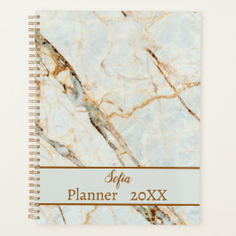 Aanpassing van de lichte grijze marmer Daily Plann Planner