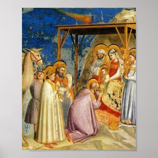 Aanpassing van de Magi 1305 Giotto Poster (Voorkant)