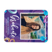 Aanpassing van fancy paars afstuderen magneet (Horizontaal)