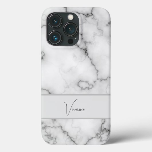 Aanpassing van marmer Pattern Case-Mate iPhone Case (Achterkant)