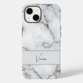 Aanpassing van marmer Pattern Case-Mate iPhone Case (Achterkant)