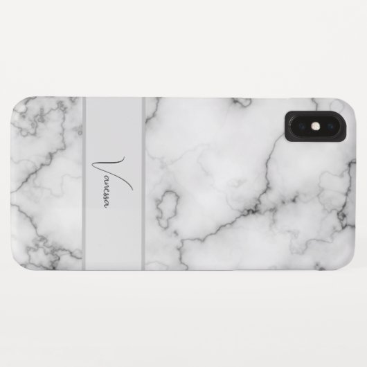 Aanpassing van marmer Pattern Case-Mate iPhone Case (Achterkant (horizontaal))