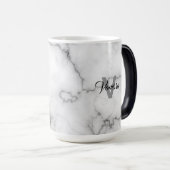 Aanpassing van marmer Pattern Magische Mok (Voorkant rechts)