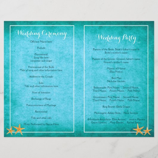 Aanpassingsprogramma voor Starfish pair-bestemming (Achterkant)