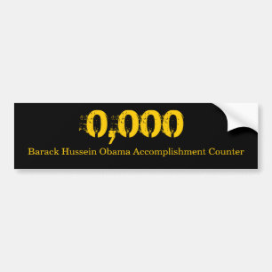 Aanpassingsteller Bumpersticker