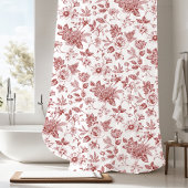 Aanraking van Elegance Tuin Toile Douchegordijn