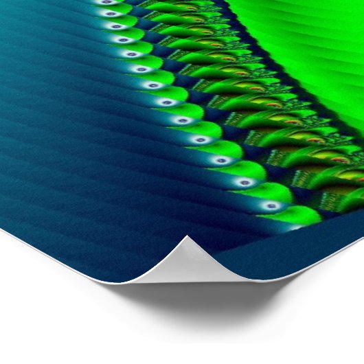 Aanraking van grijs poster (Hoek)