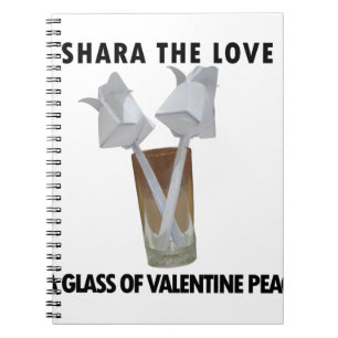 Aanraking van Romance: een vreedzame Valentijnsdag Notitieboek