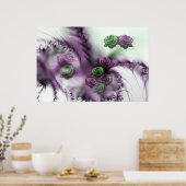 Aanraking van Rozen Poster (Keuken)