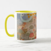 Aanraking van Sky Blue Abstract Design-Mok Mok (Links)