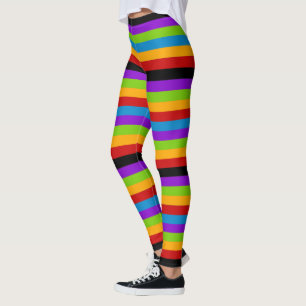 Aanraking van zwarte regenboog leggings