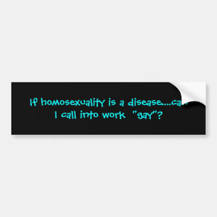 aanroep bumpersticker