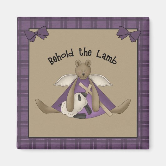 Aanschouw de Lamsmagneet Magneet (Voorkant)