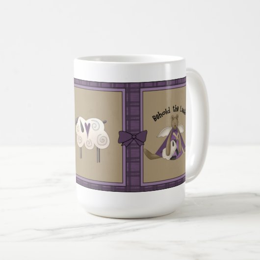 Aanschouw het Lam - Christelijke Mok (Voorkant rechts)