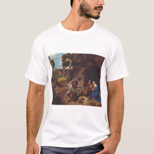 Aanschouwing van de herders door Giorgione T-shirt