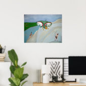 Aanslag op de Piasa-vogel Poster (Thuiskantoor)