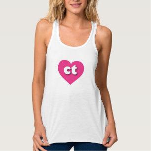Aansluiting hete roze hart - Ik hou van sm Tanktop