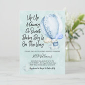 Aansporing tot Baby shower met olifanten Kaart (Staand voorkant)