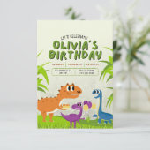 aansprekende verjaardagskaart met cartoon kaart (Staand voorkant)