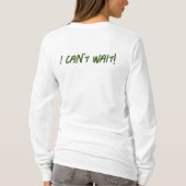 aanstaande mama met dierenthema t-shirt (Achterkant)