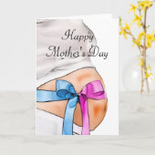 aanstaande moeder Moederdag Kaart (Gele Bloem)