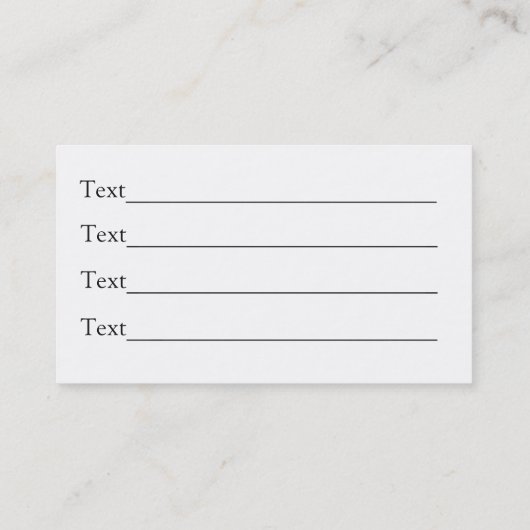 Aanstelling voor hondenverzorging en huisverzorgin afsprakenkaartje (Achterkant)