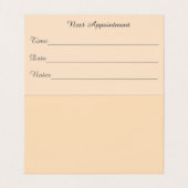 Aanstelling voor hondenverzorging en huisverzorgin visitekaartjes (Binnenkant ongevouwen)