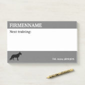 Aanstellingen van Shepherd Dog Opmerkingen Post-it® Notes (Op bureau)