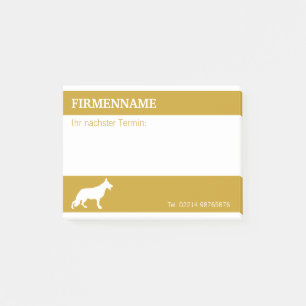 Aanstellingen van Shepherd Dog Post-it Notes