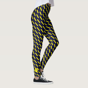 Aantal # 1 Gele Lijnen kiezen Uw Leggings van de K