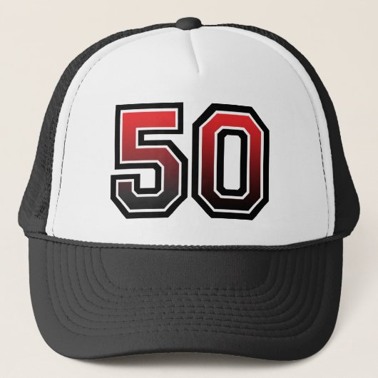 Aantal 50 Klassieke Trucker Pet (Voorkant)