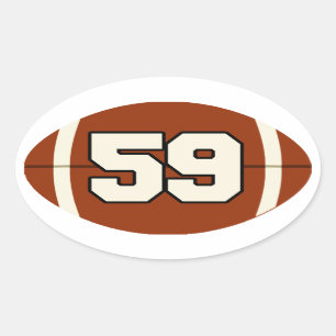 Aantal 59 Football sticker