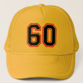 Aantal 60 Trucker Hat Trucker Pet (Voorkant)
