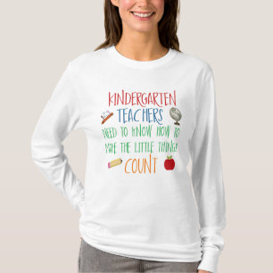 Aantal docenten Kindergarten T-shirt