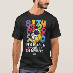 Aantal het Leren calculator kostume dag Wiskunde O T-shirt