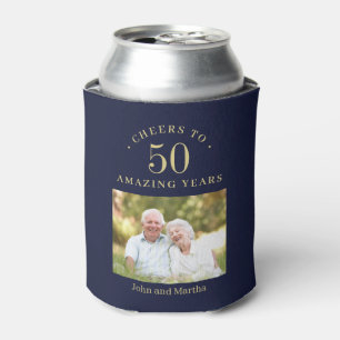 Aantal jaren Editable Color Party Favors Blikjeskoeler