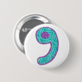 Aantal negen Buttonnen Ronde Button 5,7 Cm (Voorkant /achterkant)