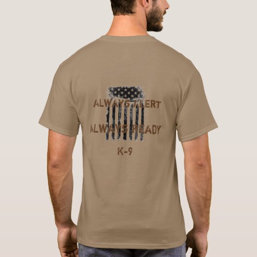 Aantal op K9 shirt (Achterkant)